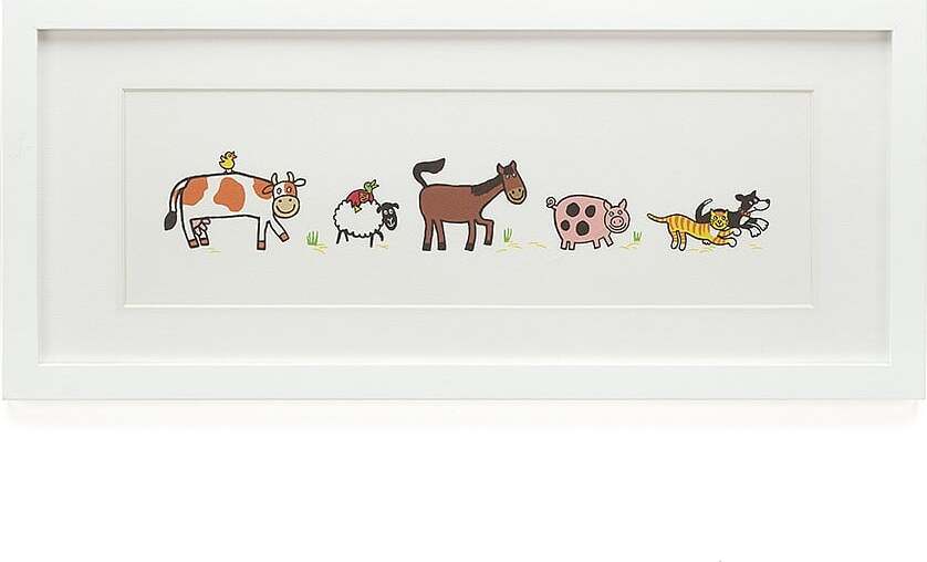 Farm Tails Framed Print
